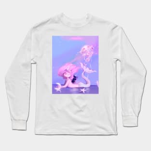 Little M and a Jellyfish Long Sleeve T-Shirt